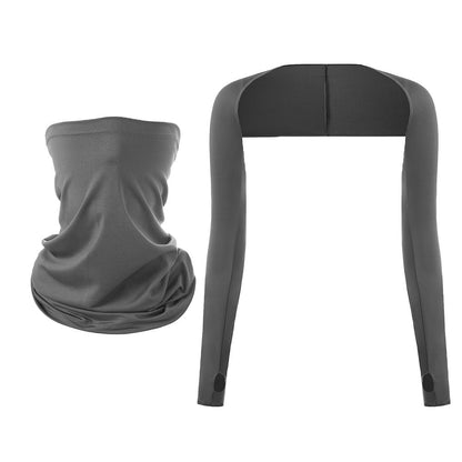 Guantes de seda helada para ciclismo al aire libre de verano y bufanda mágica