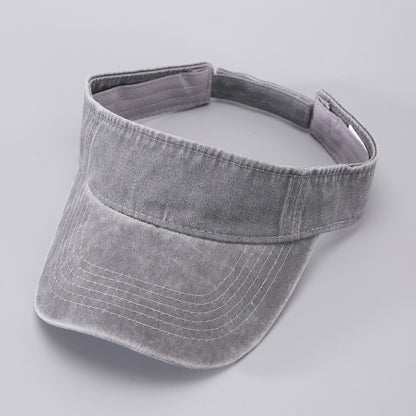 Chapeau de protection solaire respirant en coton denim décontracté pour homme