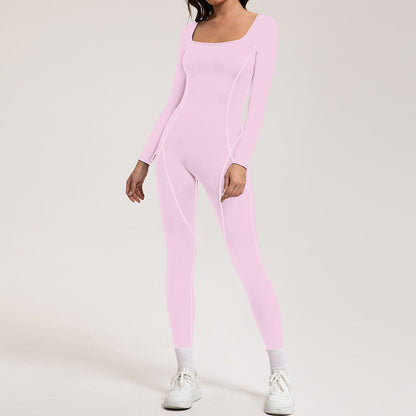 Women Yoga Fashion Line Sports Jumpsuit