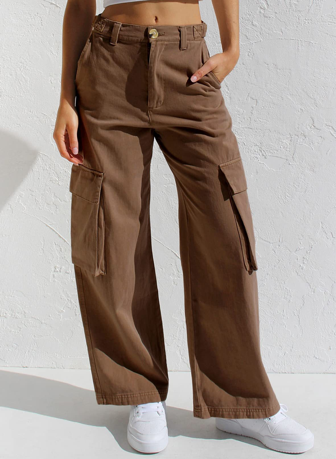Women Multi-Pocket Casual Street Fashion Cargo Pants