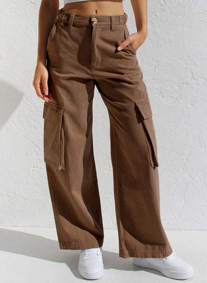 Women Multi-Pocket Casual Street Fashion Cargo Pants