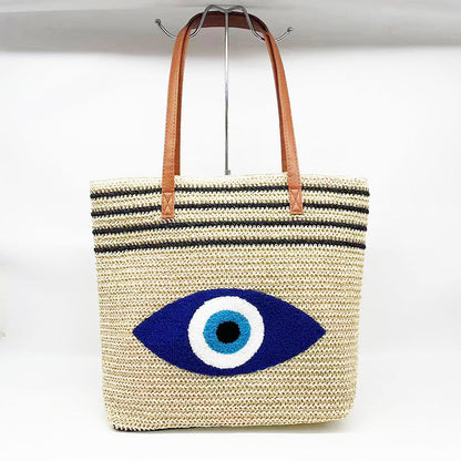 Bolso grande tejido informal bohemio