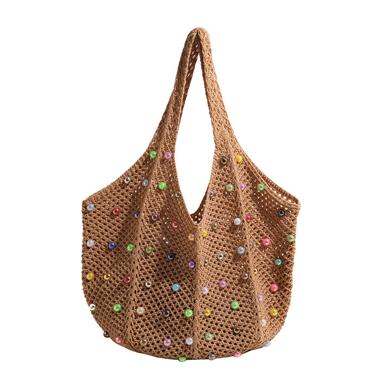Summer Vacation Women Mori Style Woven Bag