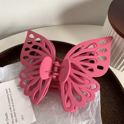 Women Fashion Oversized Double Layer Hollow-Out Butterfly Hair Clip