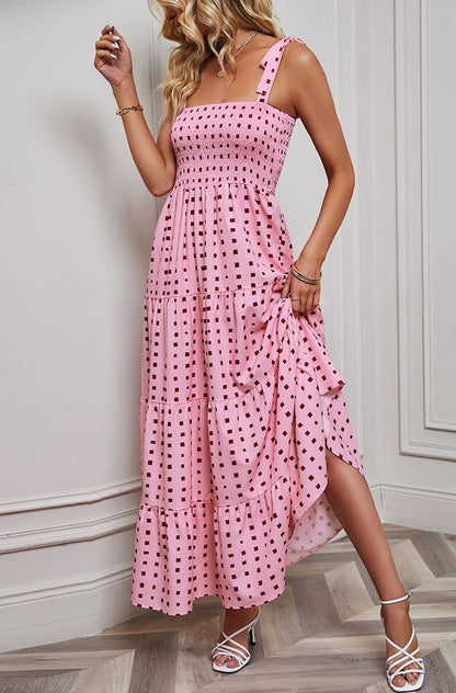 Vestido largo informal de vacaciones para mujer, sin espalda y a la moda