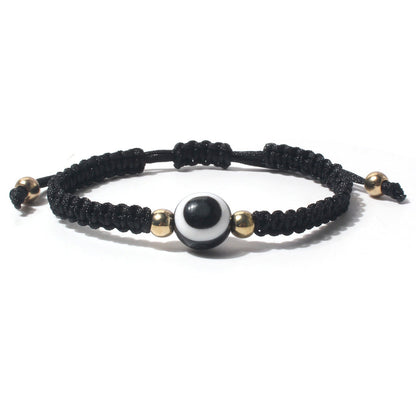 Bohemian Bracelet for Women Knitted Eye Bead Boho Jewelry