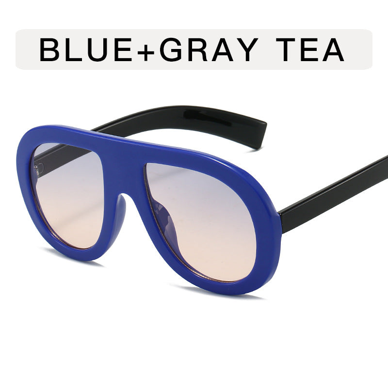 Gafas de sol vintage con montura grande personalizadas