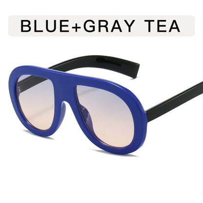Gafas de sol vintage con montura grande personalizadas