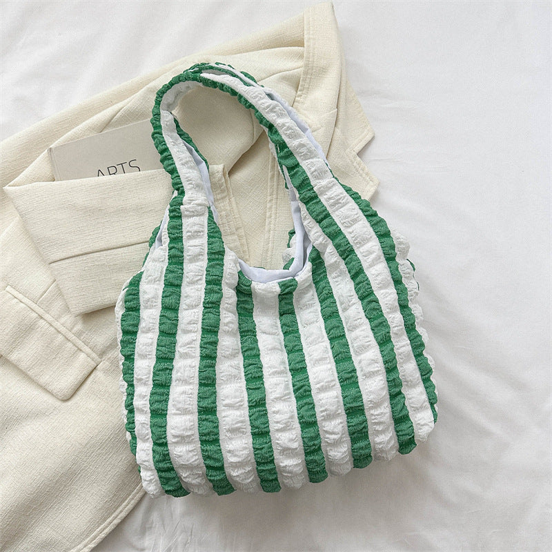 Bolso de mano plisado informal de moda para mujer