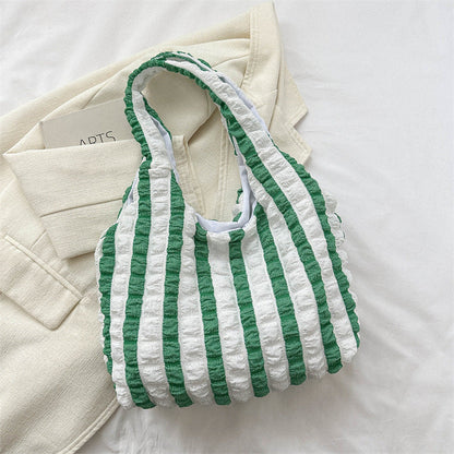Bolso de mano plisado informal de moda para mujer