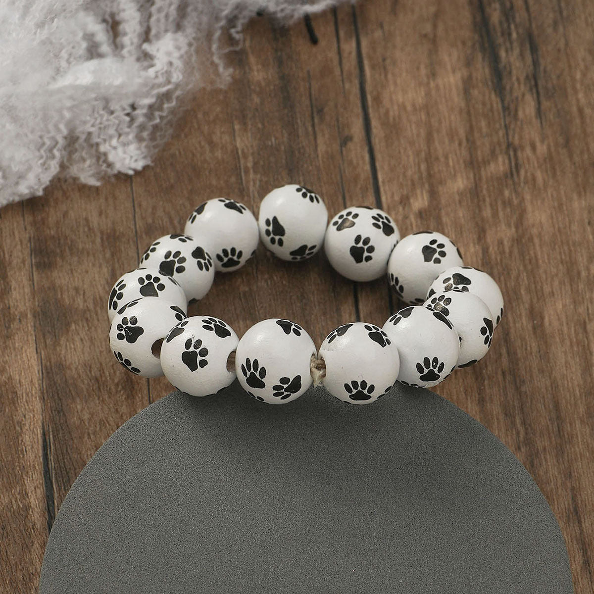 Pulsera de araña de calabaza con cuentas de Halloween para mujer