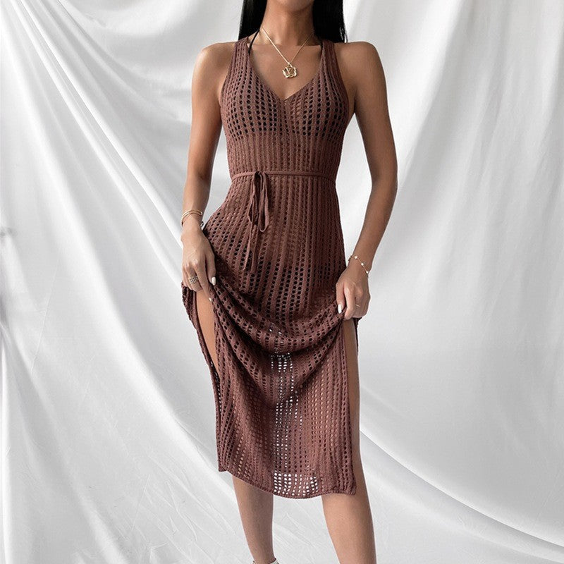 Traje de baño de punto para playa de verano para mujer