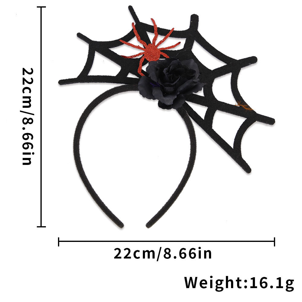 Diadema estéreo para fiesta de Halloween con accesorios festivos