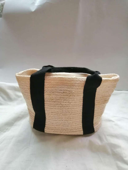 Summer Vacation Basket Straw Woven Tote Bag