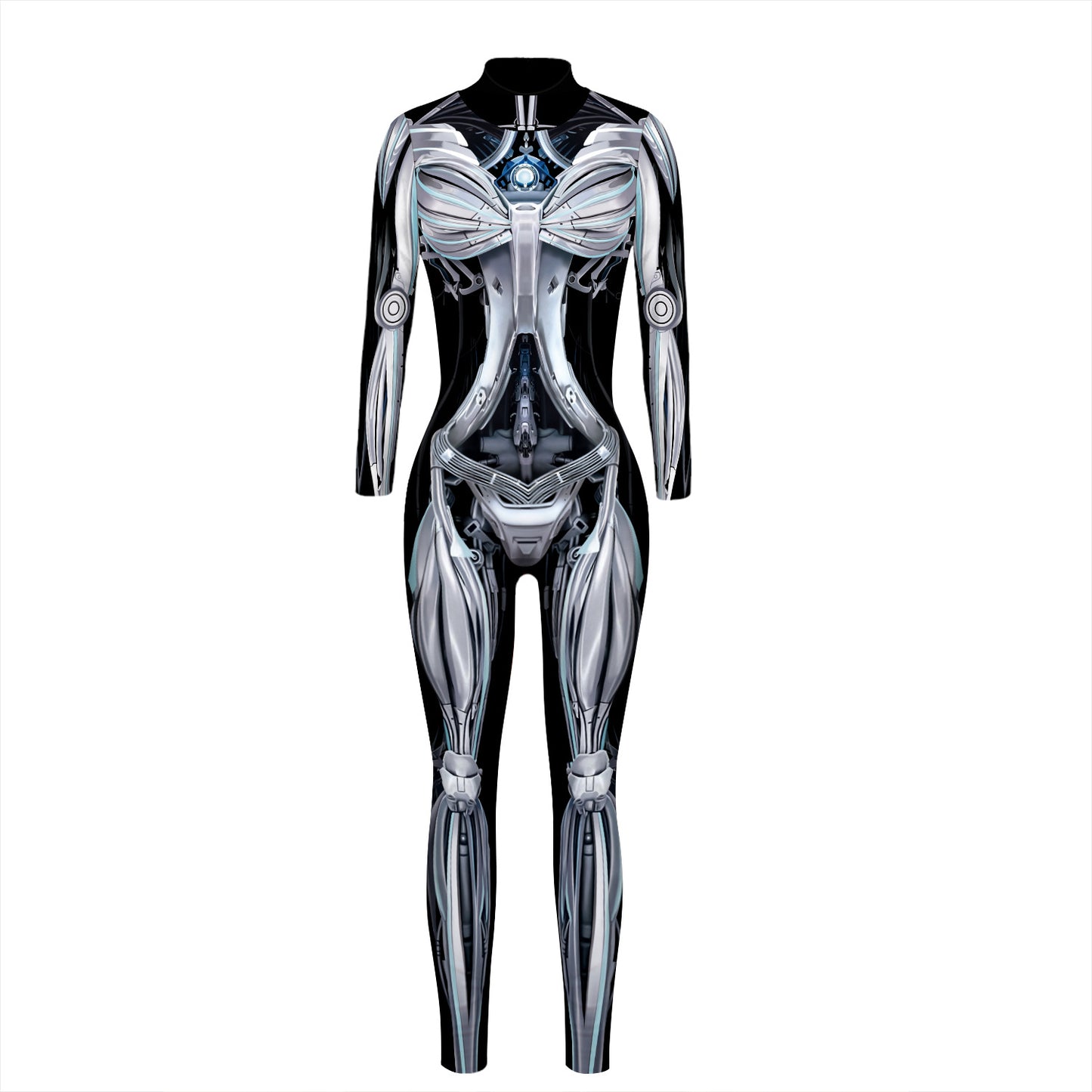 Halloween Women'S Fashion Armor Digital Printing Jumpsuit
