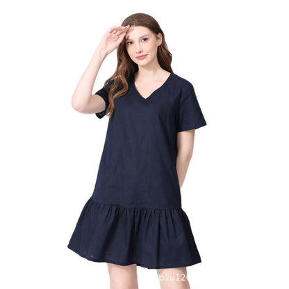 Summer Casual Nursing Dress for Pregnant Women