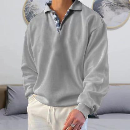 Men Casual Sport Plus Size Long Sleeve Sweatshirts