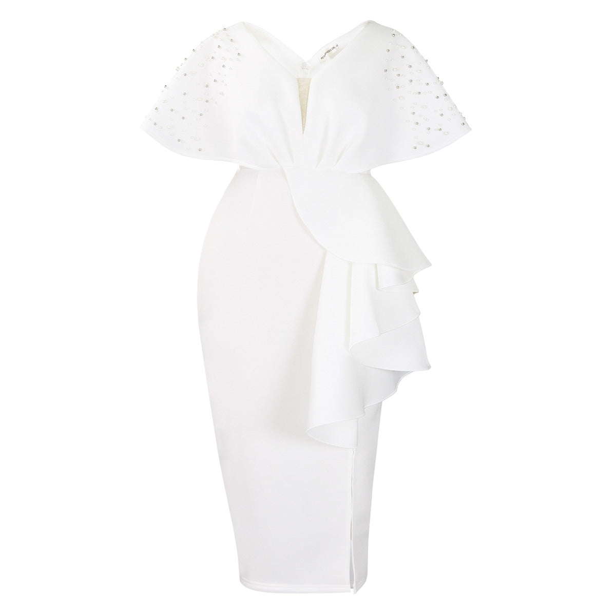 Women Fashion Elegant Irregular Plus Size Dress