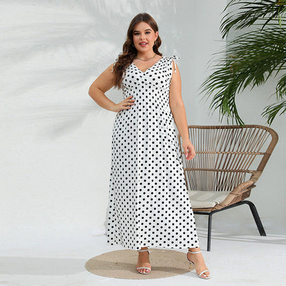 Plus Size Women's Casual Floral Maxi Dress