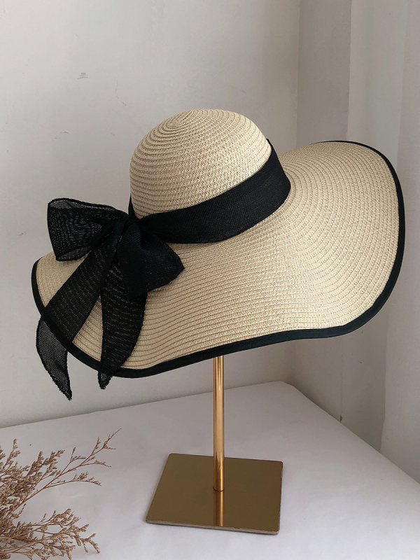 Sombrero de paja elegante e informal para mujer