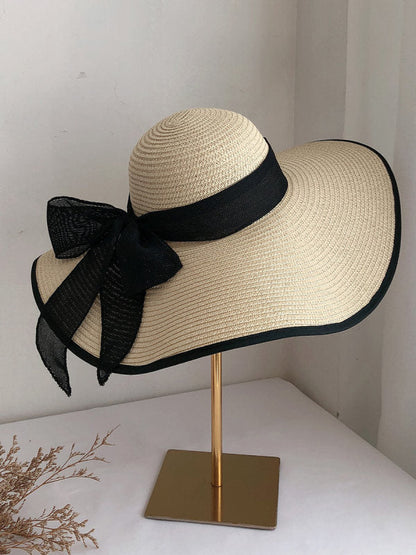 Sombrero de paja elegante e informal para mujer