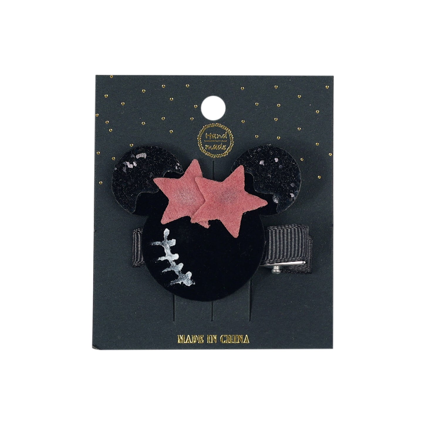 Pince à cheveux Halloween pour enfants, motif citrouille amusant, nœud