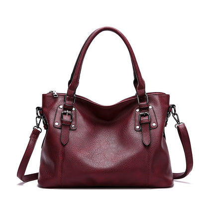 Fashion Women Vintage Simple Shoulder Tote Bag