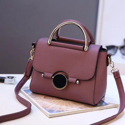Bolso bandolera de verano para mujer, de color liso