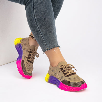 Women Casual Mesh Breathable Platform Sneakers