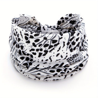 Women Fashion Leopard Printed Sports Hair Band