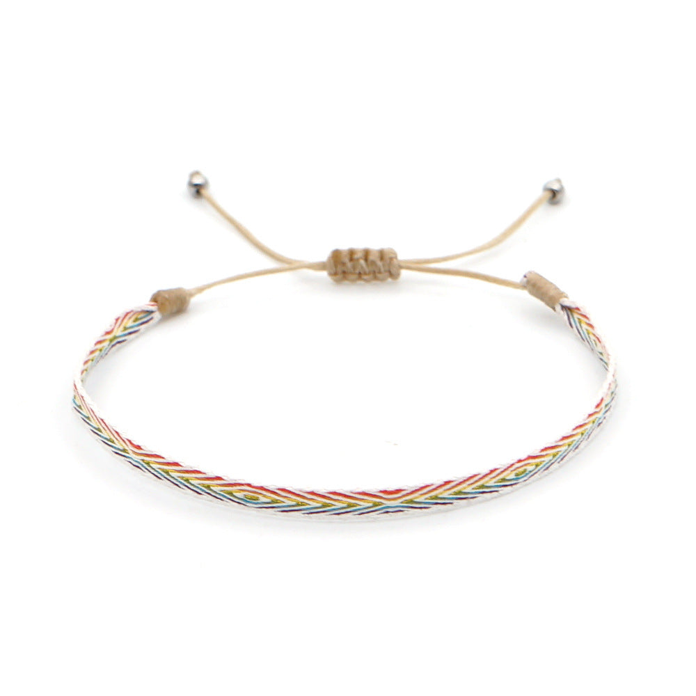 Bohemian Ethnic Ribbon Handwoven Bracelet