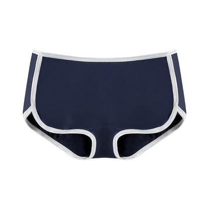 Pantalones cortos deportivos informales de algodón con bloques de colores y transpirables para mujer