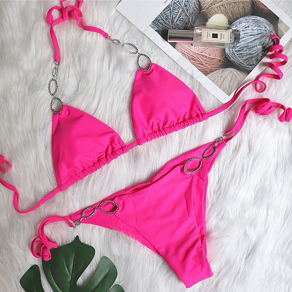 Summer Women Sexy Vacation Beach Bikini Set