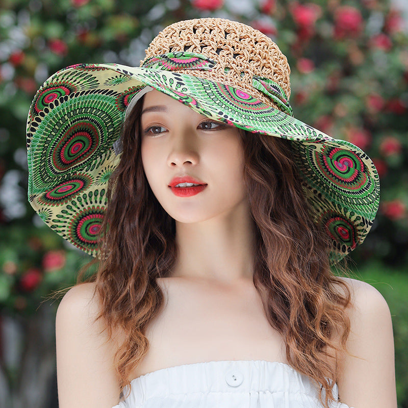 Summer Vacation Straw Woven Women Sun Hat