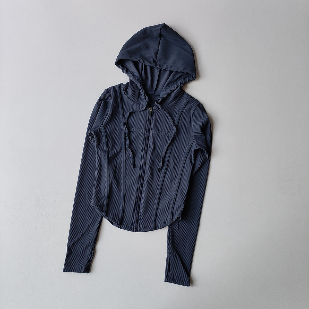 Veste de sport à capuche pour femme, en nylon et élasthanne
