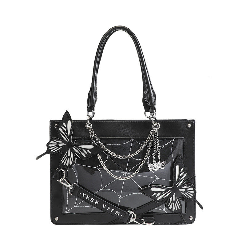 Women Fashion Creative Gothic Maze Butterfly Handbag
