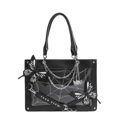 Women Fashion Creative Gothic Maze Butterfly Handbag