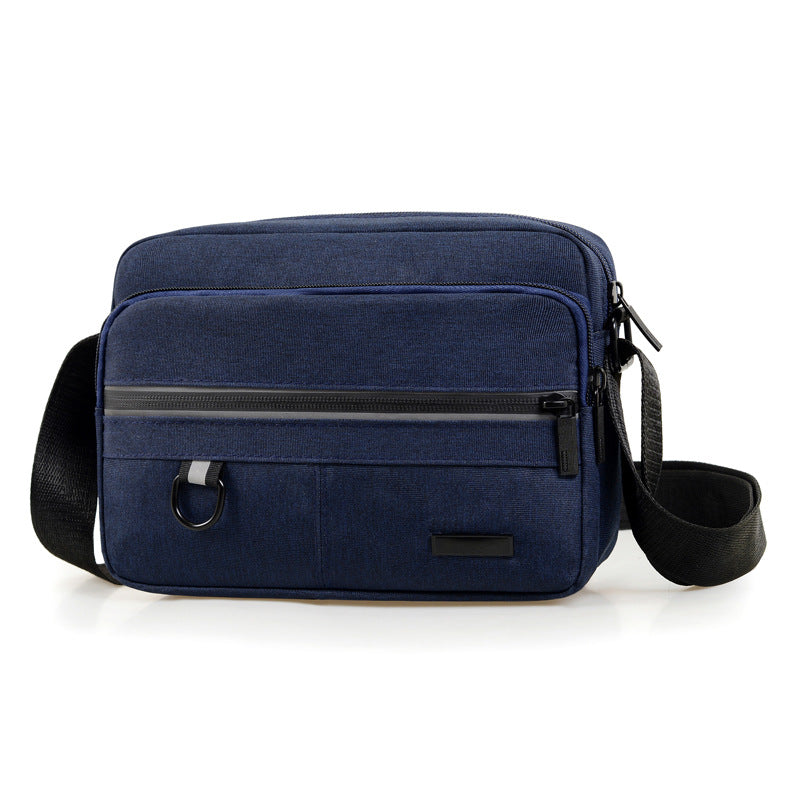 Bolso bandolera Oxford informal de negocios para hombre, elegante y duradero, de cuero.