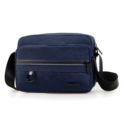 Bolso bandolera Oxford informal de negocios para hombre, elegante y duradero, de cuero.