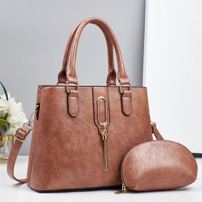 Ensemble deux pièces pour femme, sac à main élégant