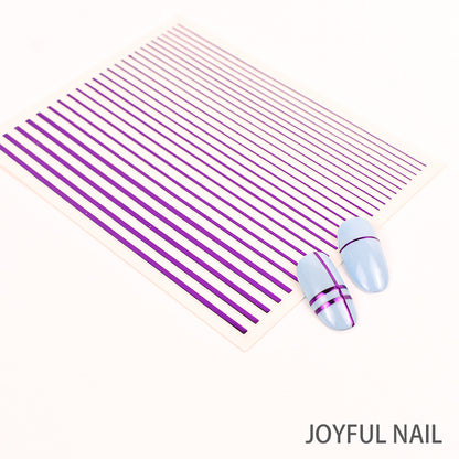 Autocollant de ligne de manucure Nail Art