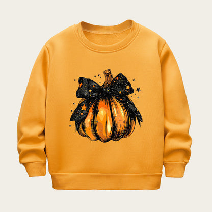 Kids Toddler Boys Girls Cartoon Print Fleece Sweatshirts