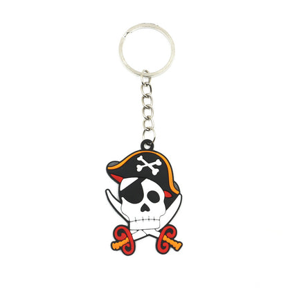 Halloween Unisex Fashion Pirate Skull Key Chain