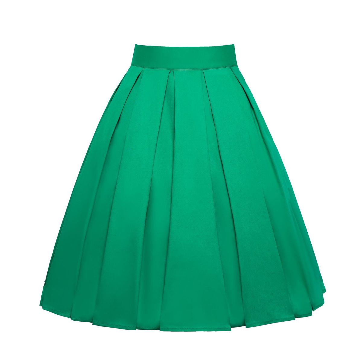 Falda plisada estampada elegante de moda para mujer