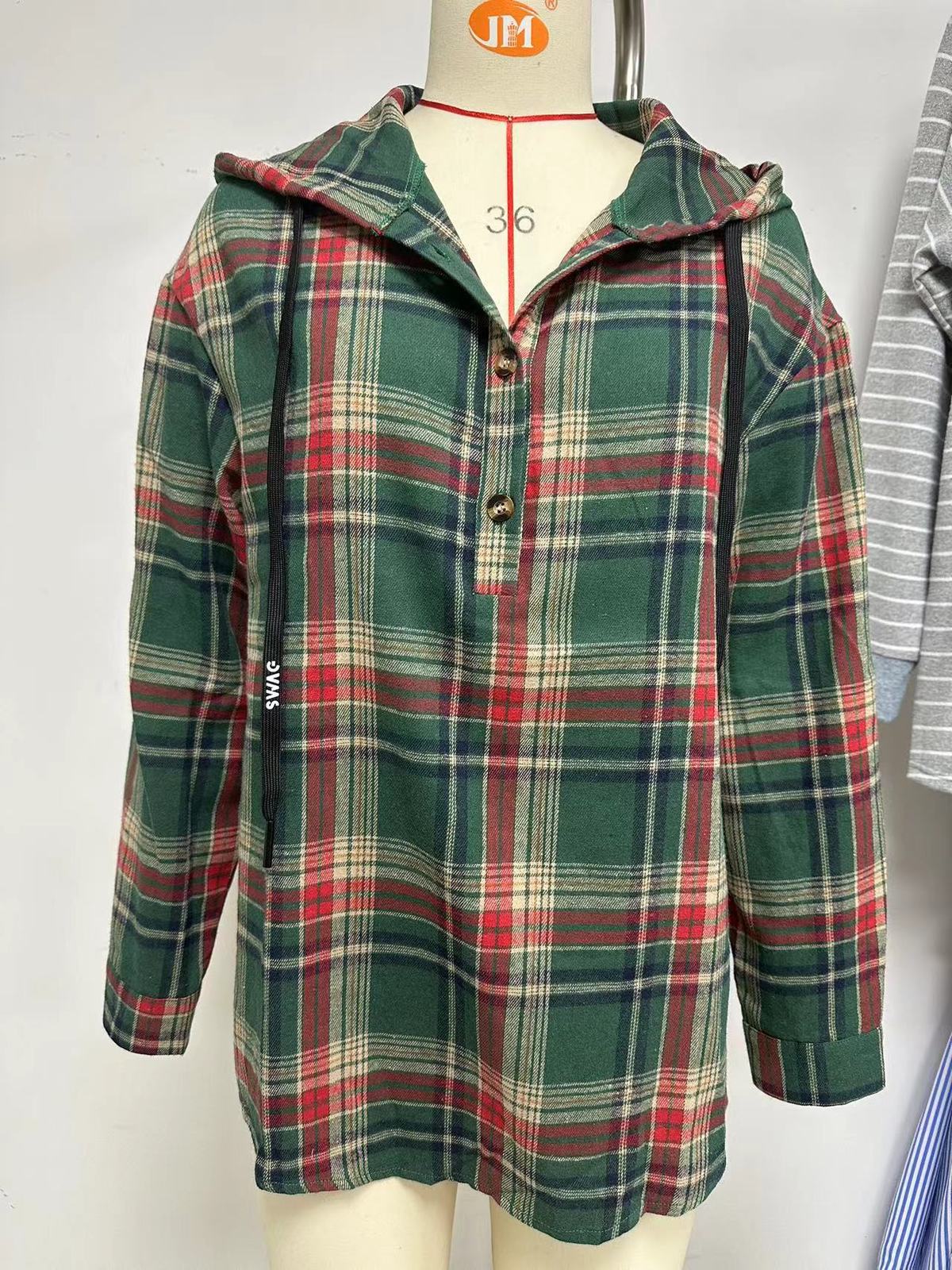 Women Casual Autumn And Winter Loose Long Sleeve Hooded Coat