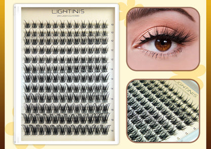 Faux cils épais et naturels pour femmes, fabriqués en fibres de haute qualité