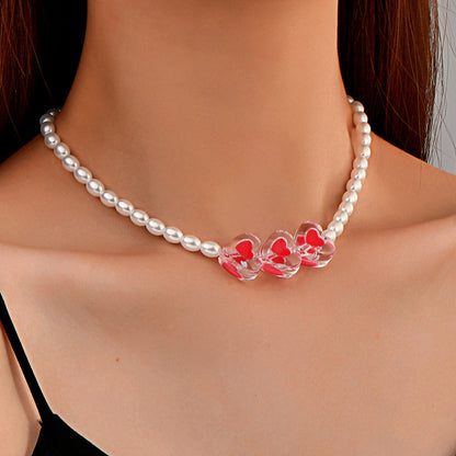 Collar bohemio de cuentas multicolores para mujer