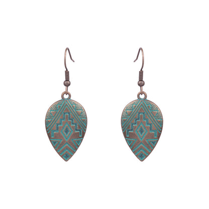 Boucles d'oreilles à pompons créatives de style ethnique bohème rétro