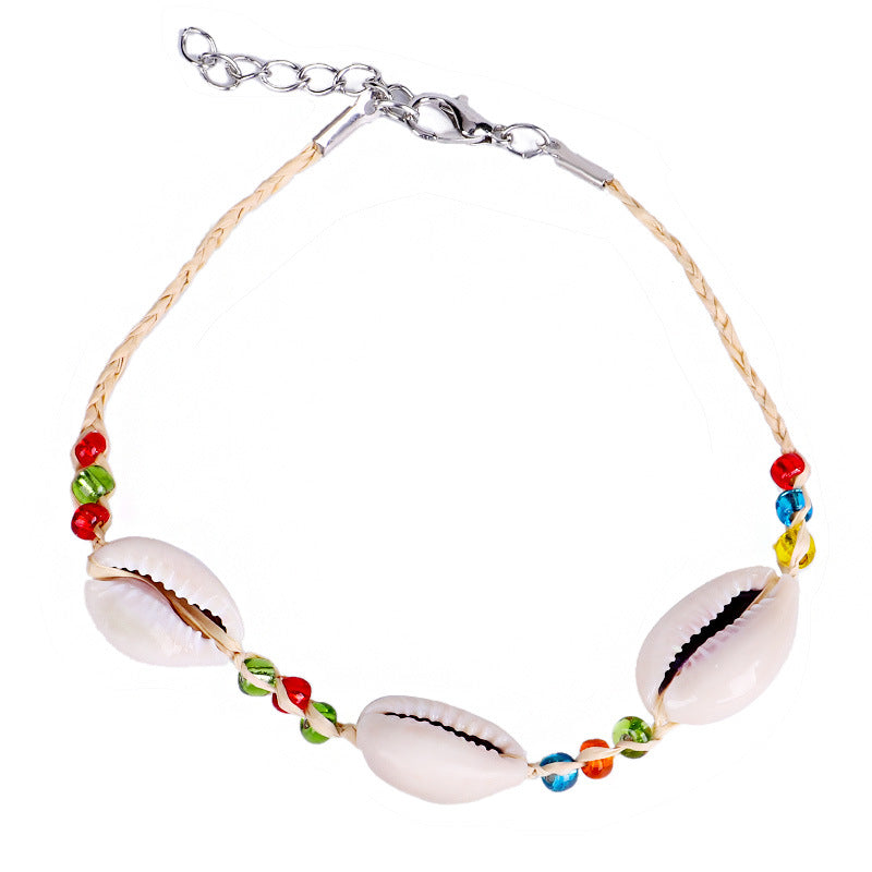 Tobillera Bohemia con Piedras Irregulares para Mujer