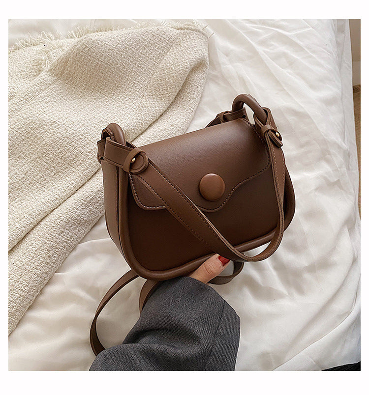 Simple Women Color Blocking Shoulder Bag